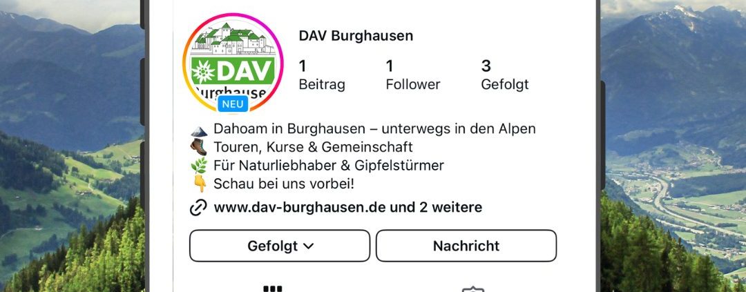 DAV Burghausen auf Instagram